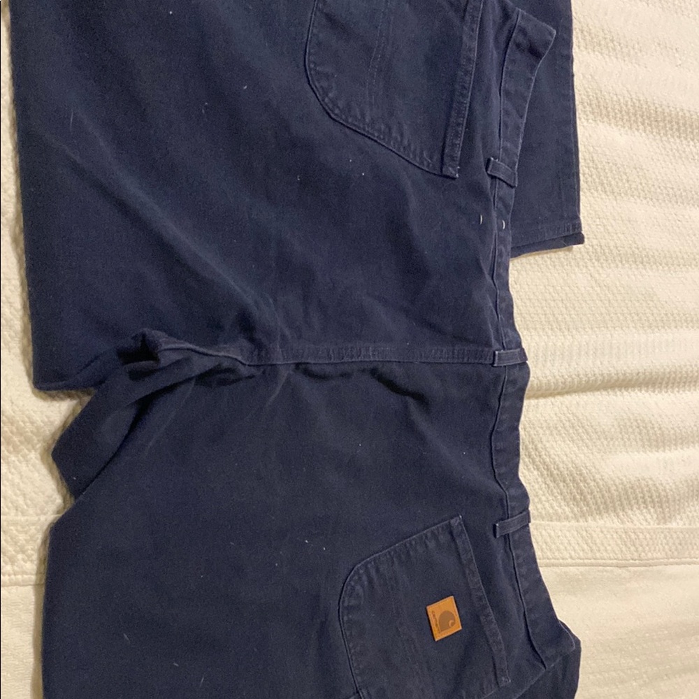 Carhartt Men's Dark Blue Cargo Pants - Picture 2 of 13